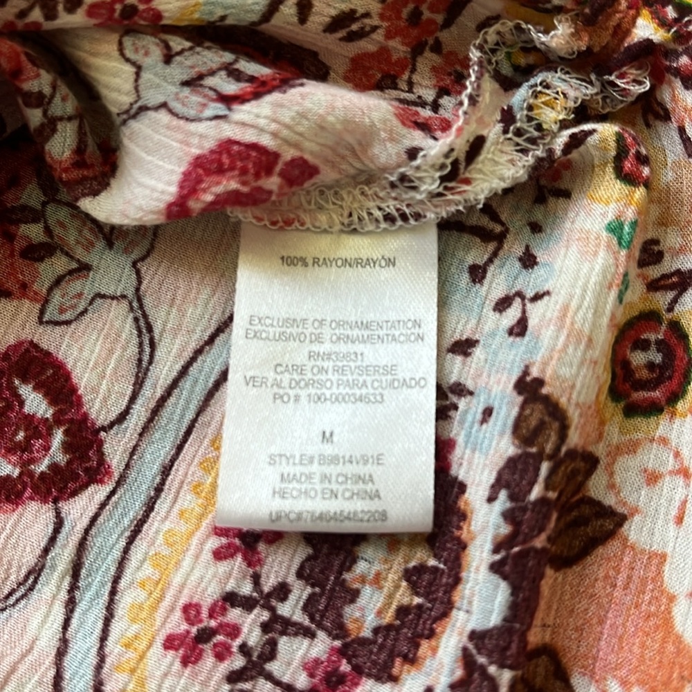 Democracy Boho cold shoulder / arm blouse - Picture 6 of 10